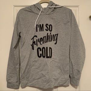 Grey Lightweight Hoodie